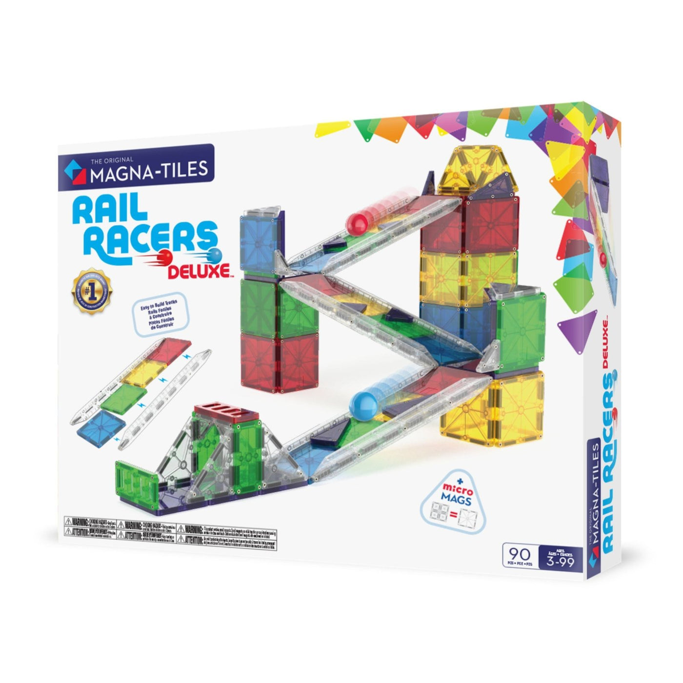 Magna Tiles Rail Racers Deluxe | Magna Tiles - Lucas loves cars