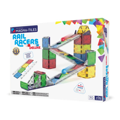 Magna Tiles Rail Racers Deluxe | Magna Tiles - Lucas loves cars