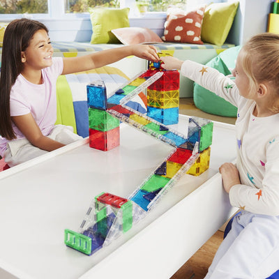 Magna Tiles Rail Racers Deluxe | Magna Tiles - Lucas loves cars