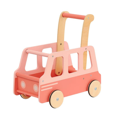 Moover School Bus Walker Pink | Moover - Lucas loves cars