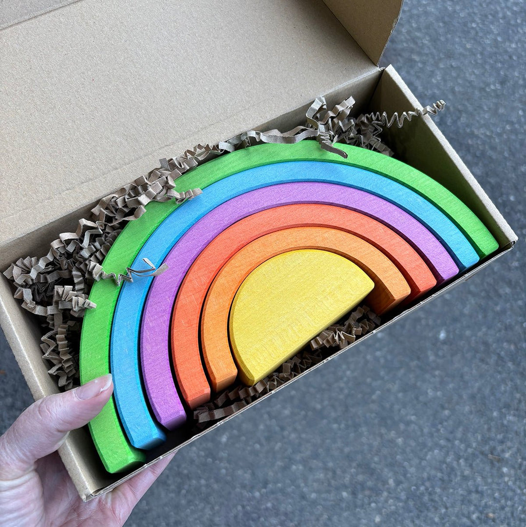 Ocamora-green-rainbow-wooden-