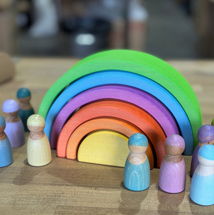 Ocamora 6 Piece Green Rainbow | Ocamora Australia - Lucas loves cars