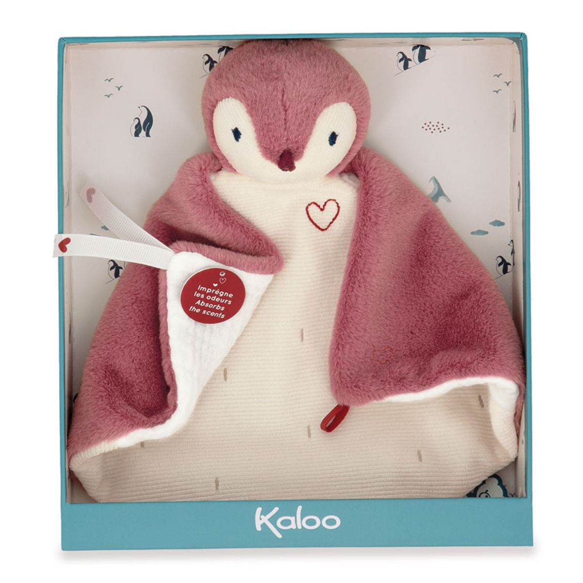 Kaloo Comfort Doudou Penguin Pink | Kaloo