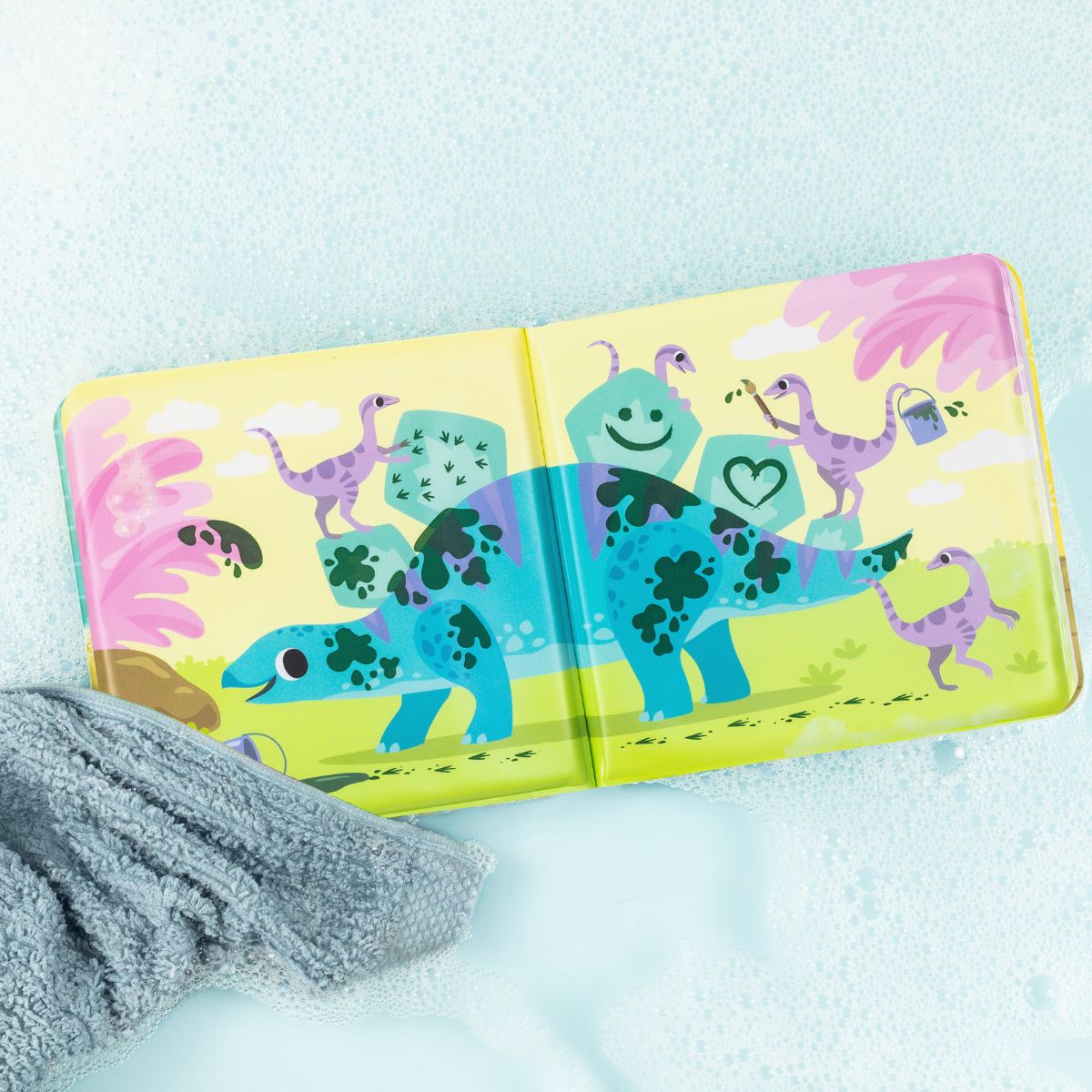 Bath Book Messy Dinosaurs | Tiger Tribe