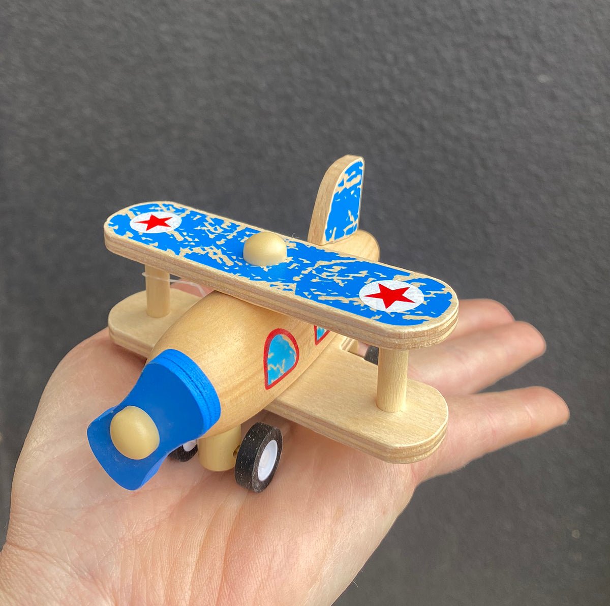 Pull Back Airplane Biplane | Toyslink