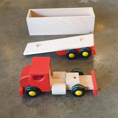 Bajo Big Red Truck | Bajo toys - Lucas loves cars