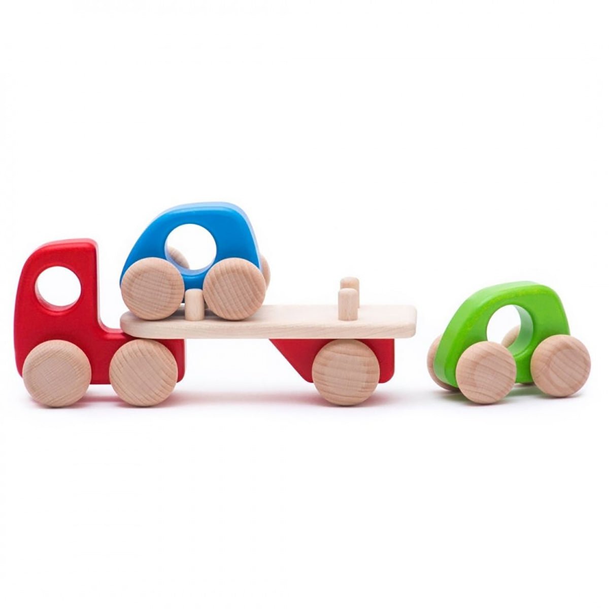 Bajo Car Auto Transporter Red | Bajo toys