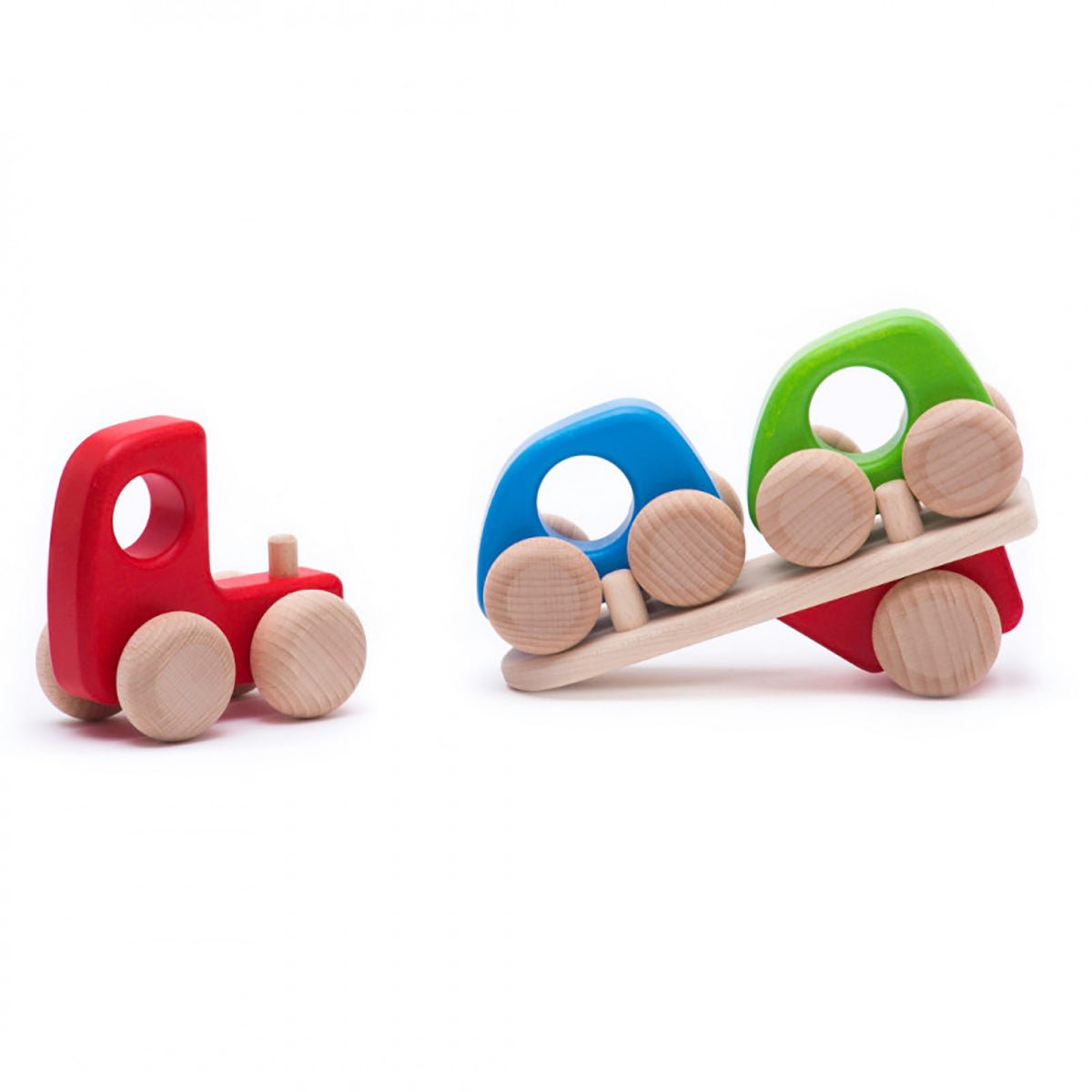 Bajo Car Auto Transporter Red | Bajo toys