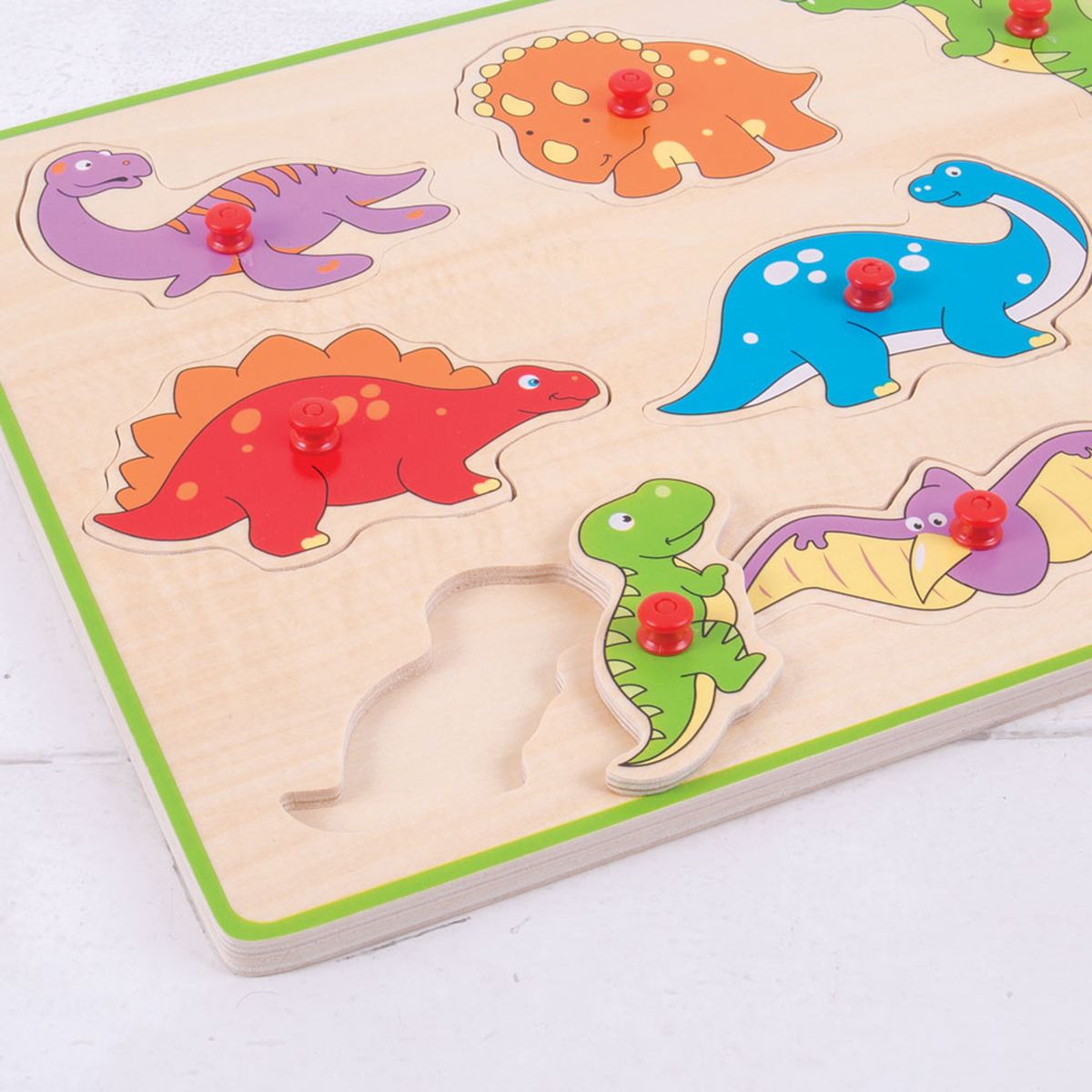 BigJigs Dinosaur peg puzzle | BigJigs