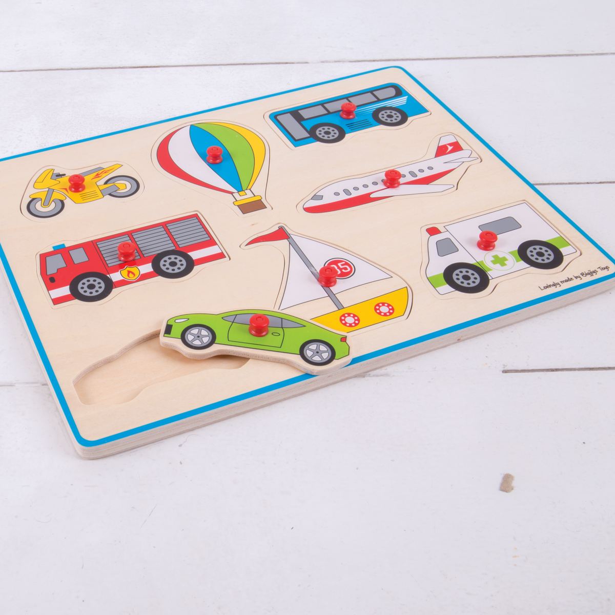 Big Jigs Transport Peg Puzzle | BigJigs