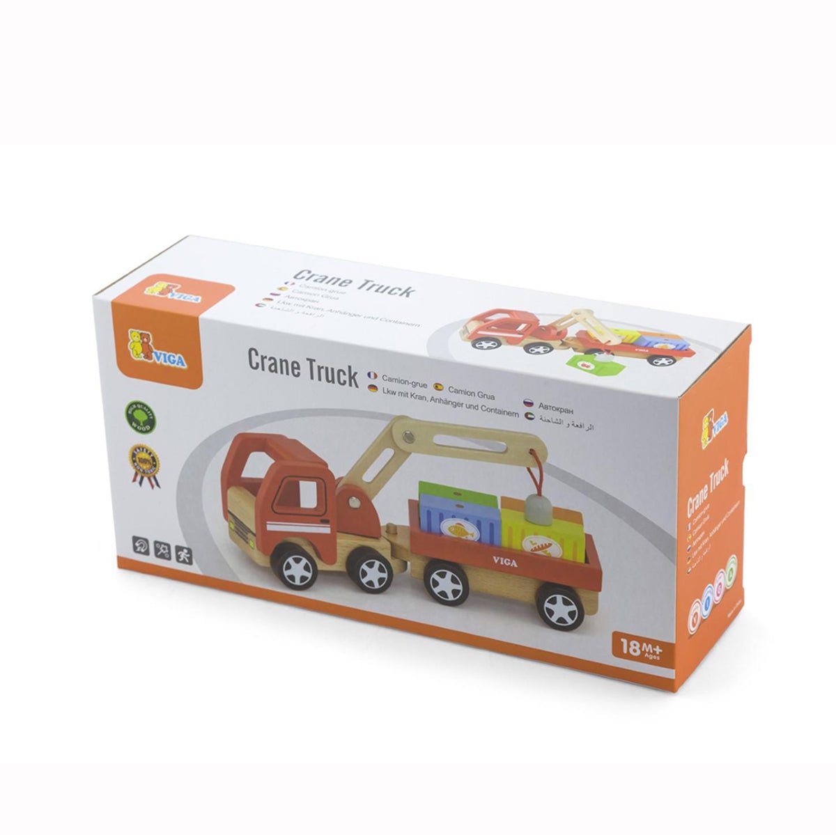 Colourful Crane Truck | Viga Toys - Lucas loves cars