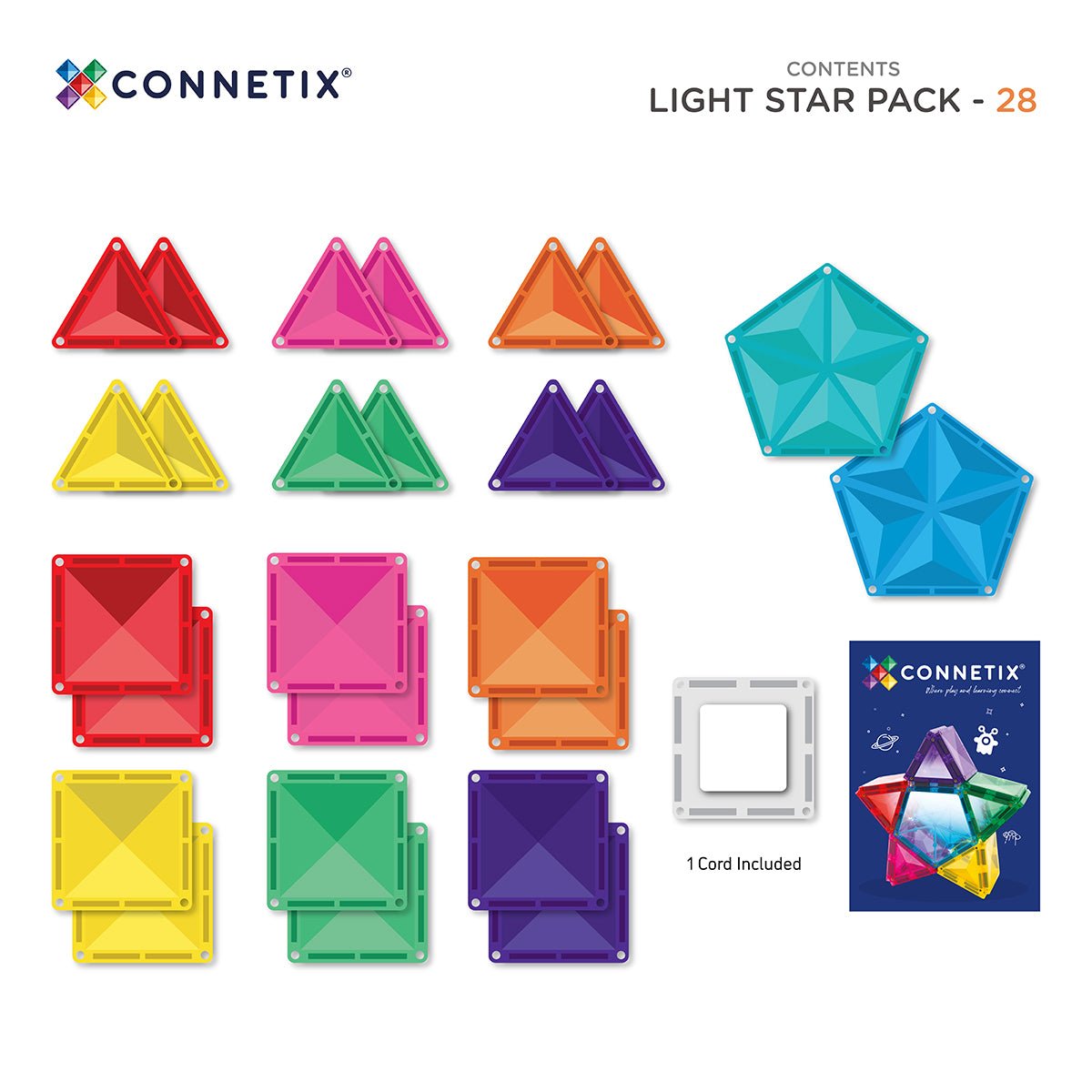 Connetix Light Star | Connetix tiles - Lucas loves cars