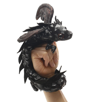 Finger Puppet Black Dragon | Folkmanis