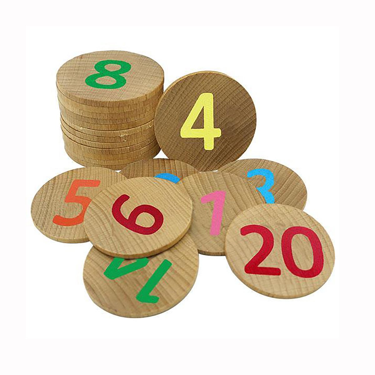 Wooden Number Matching Pairs | Freckled Frog - Lucas loves cars