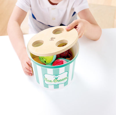 Scoop & Serve Ice Cream Set | Hape - Lucas loves cars
