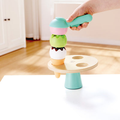 Scoop & Serve Ice Cream Set | Hape - Lucas loves cars