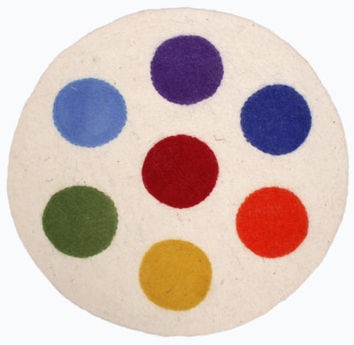 Papoose Circles Mat Rainbow | Papoose
