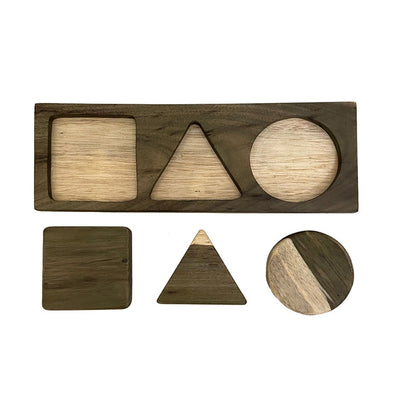 Papoose Wooden Shapes Puzzle | Papoose