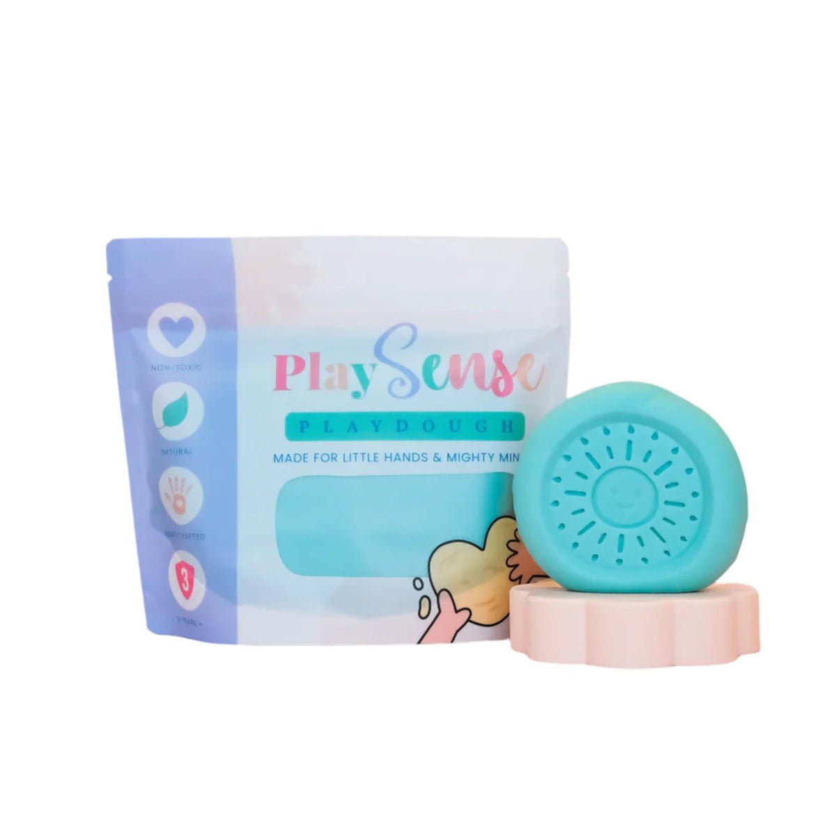 Play Sense Playdough Pastel Blue | Play Sense - Lucas loves cars