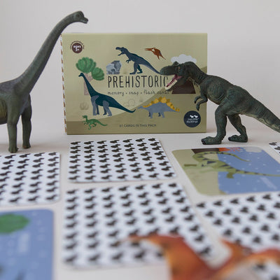Flash Cards Prehistoric Dinosaurs | Two Little Ducklings