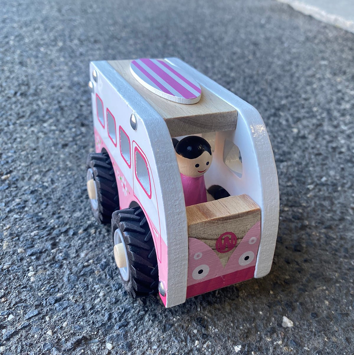 Wooden Pink Kombi | Toyslink