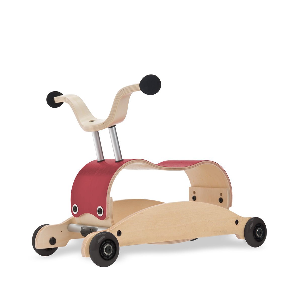 Wishbone Mini Flip Walker Raspberry | Wishbone - Lucas loves cars