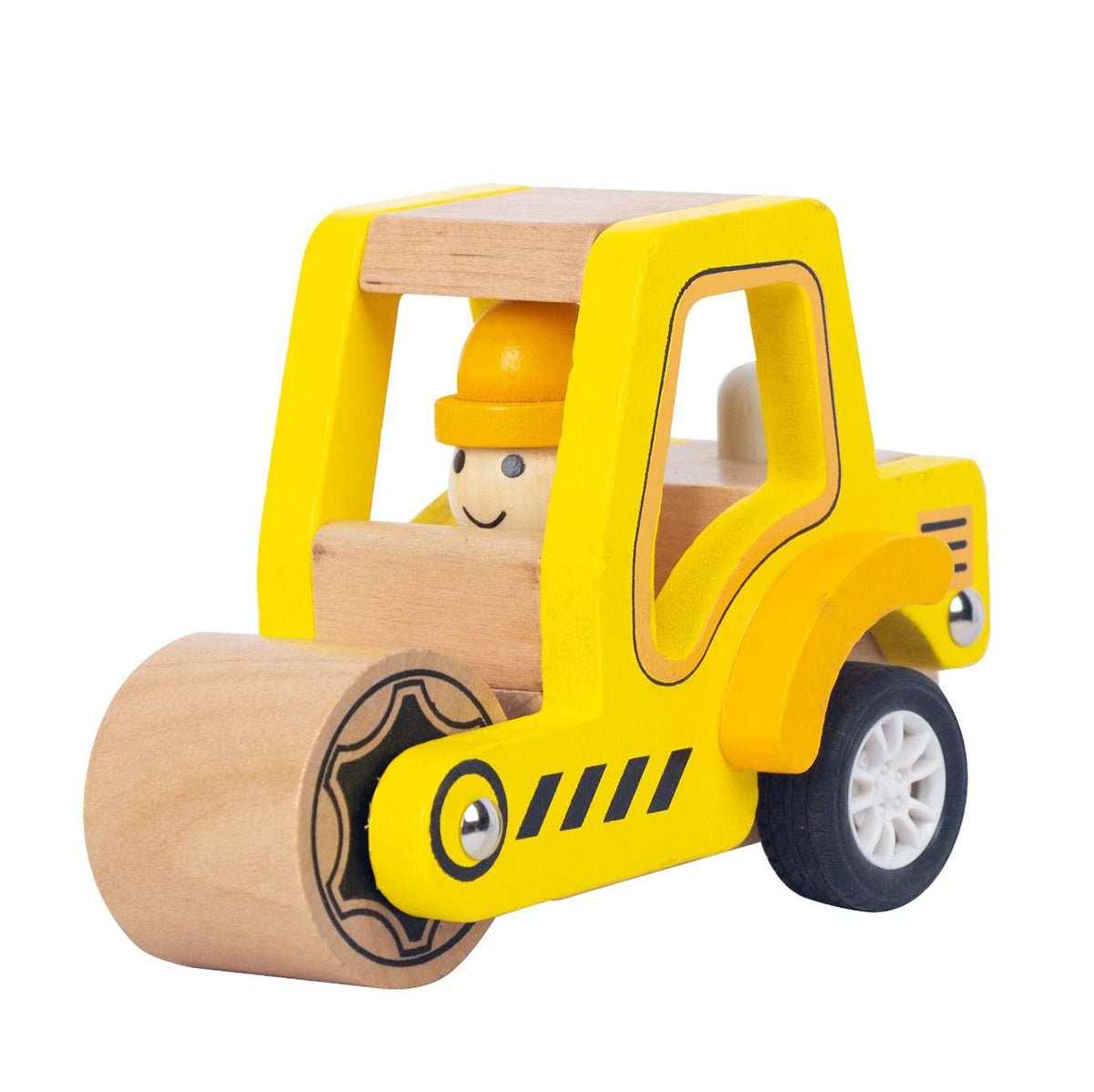 Wooden Pullback Road Roller | Toyslink