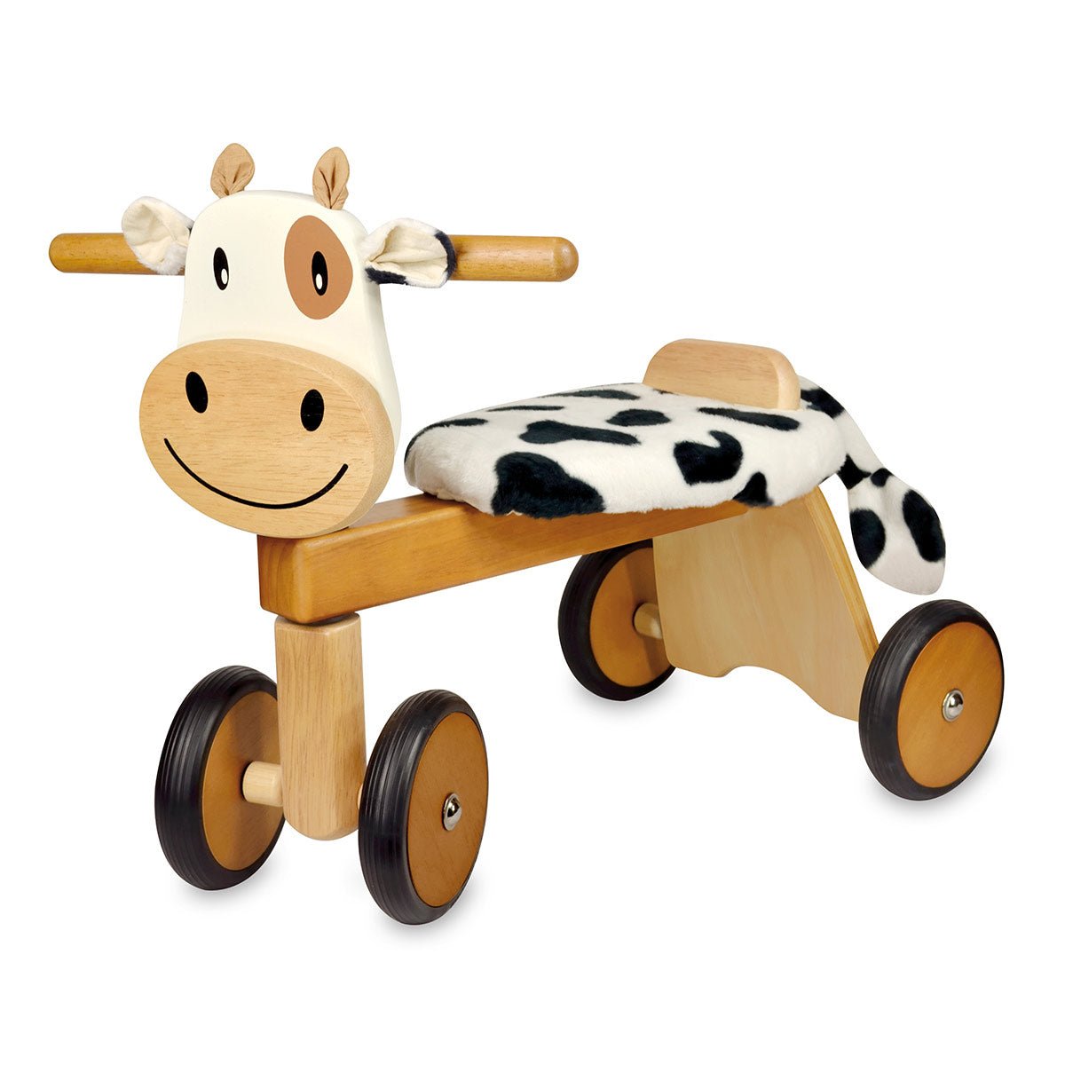 Paddle Rider Calfie | Wooden cow ride on | Im Toy - Lucas loves cars