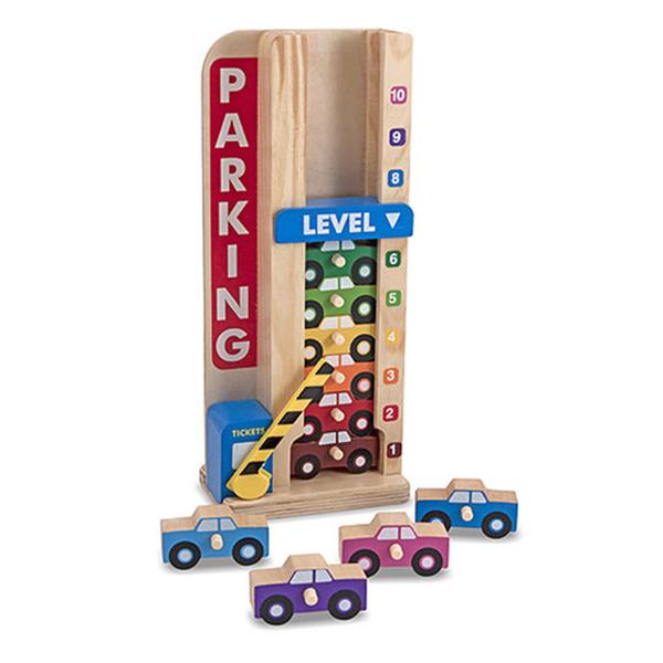 Stack and Count Parking Garage | MELISSSA AND DOUG | Lucas loves cars 