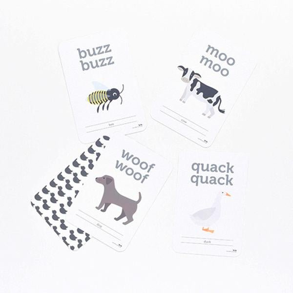 Flash Cards Animal Sounds | Two Little Ducklings