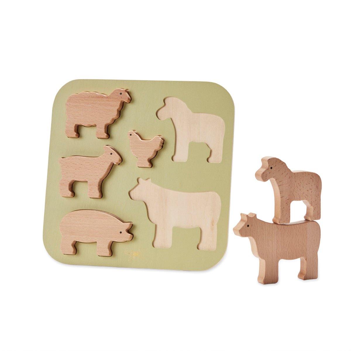 Astrup Wooden Puzzle Farm animals | Astrup