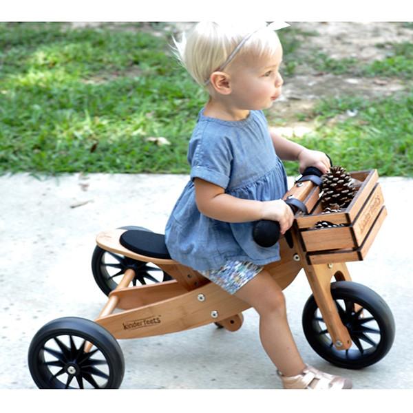 Kinderfeets Tiny tots trike bamboo | Lucas loves cars 