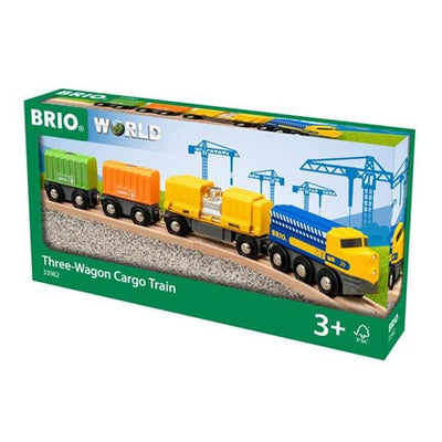 Brio Three Wagon Cargo Train | Brio