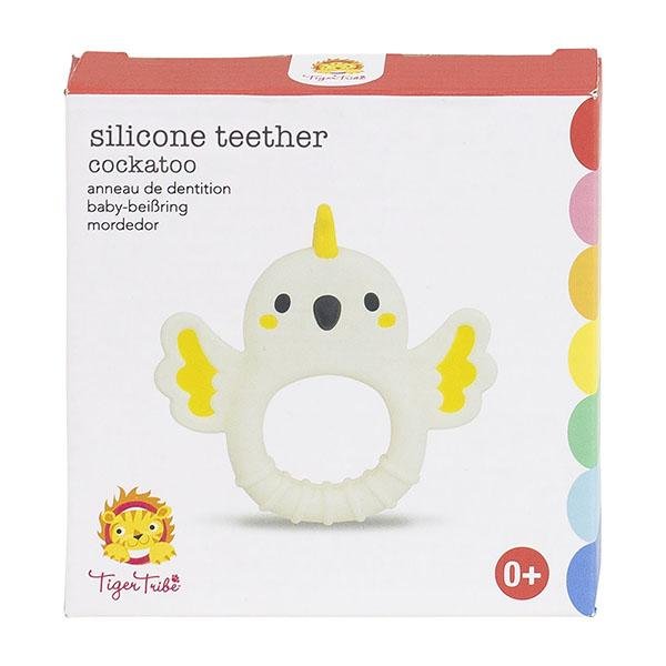 Silicone Teether Cockatoo | Tiger Tribe