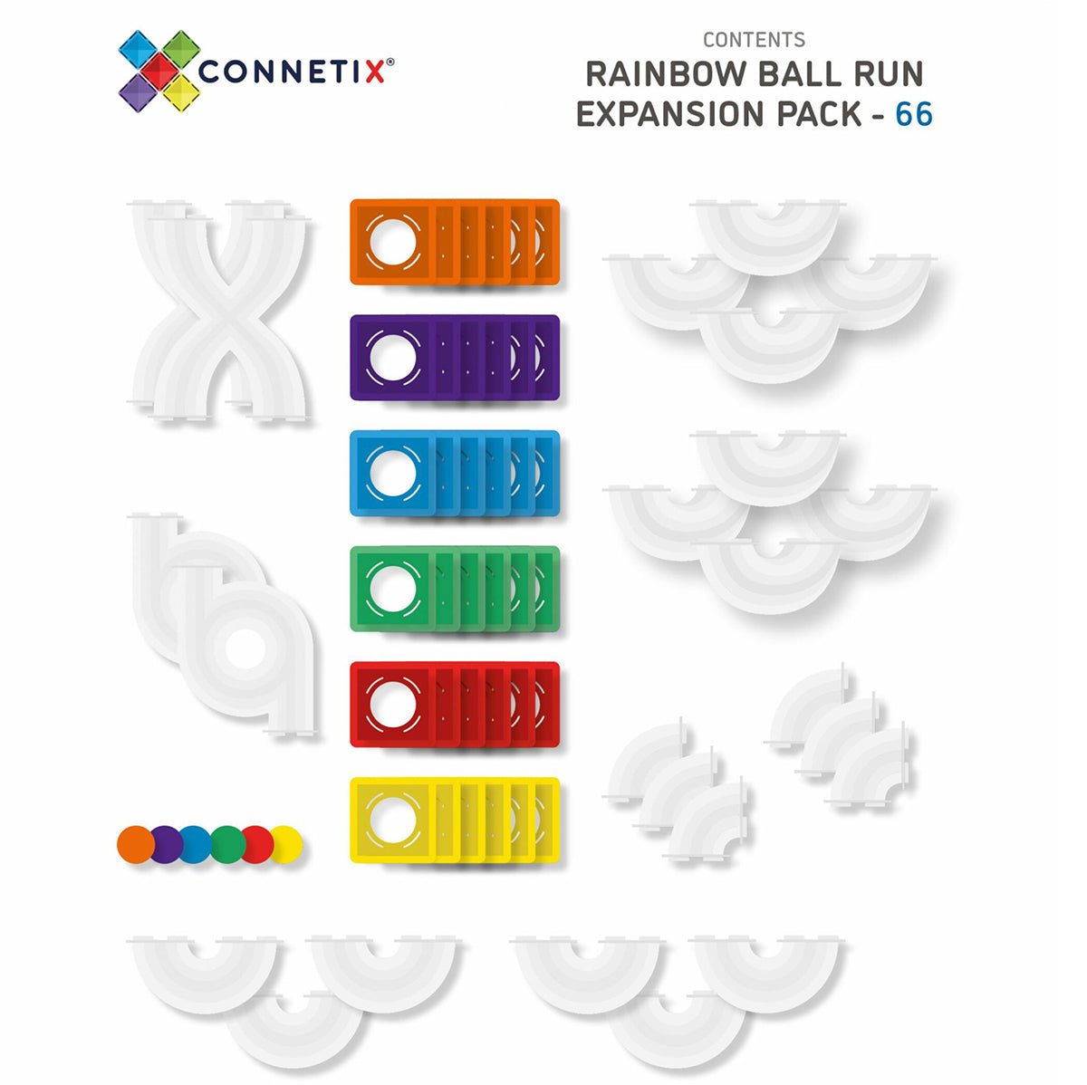 Connetix Ball Run Expansion 66 pc | Connetix tiles