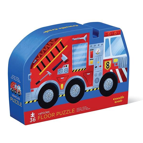 Fire engine floor puzzle online