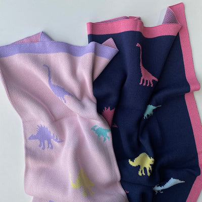 Korango Knit Blanket Dinosurs | Korango