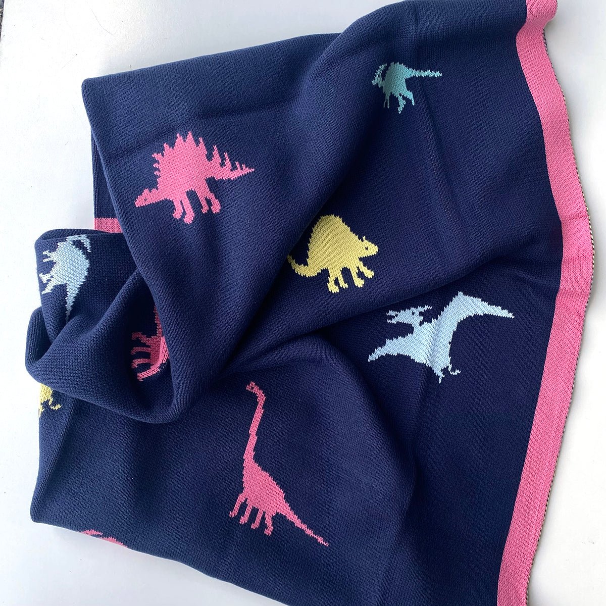 Korango Knit Blanket Dinosurs | Korango