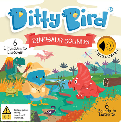 Ditty Bird Dinosaur Sounds Book | Ditty Bird