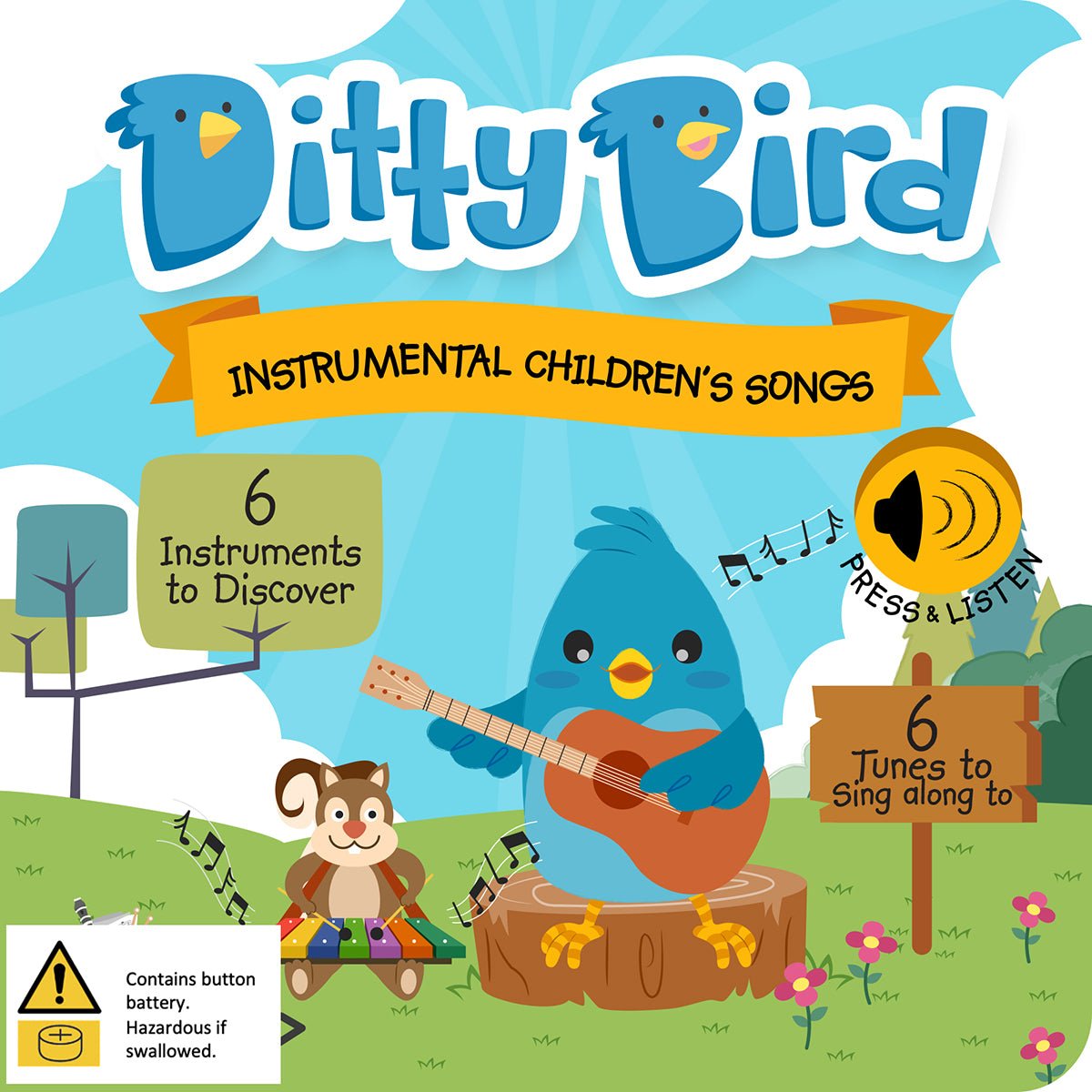 Ditty Bird Instrumental Children's Songs Book | Ditty Bird