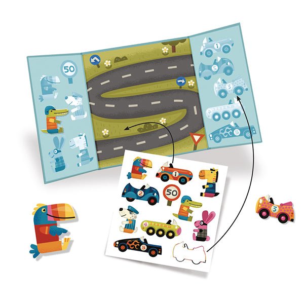 Djeco Cars Sticker Set | Djeco