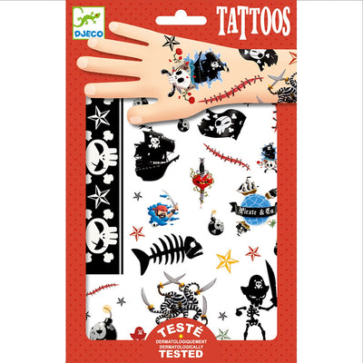 Temp Tattoos Pirates | Djeco