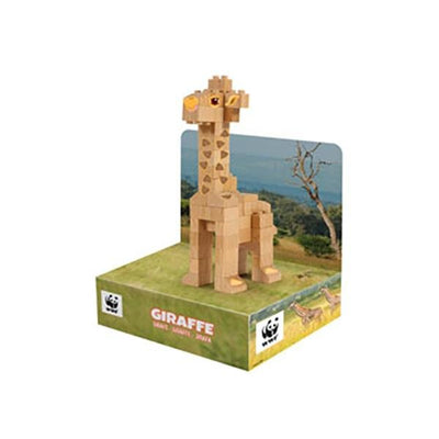 Fabbrix WWF Giraffe | FabBrix Wooden Bricks