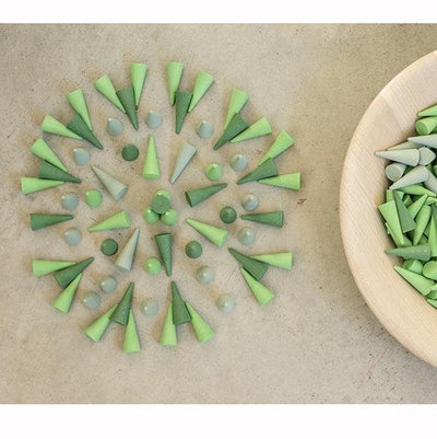 Grapat Mandala Green cones | Grapat