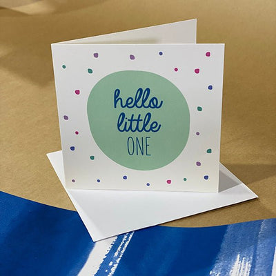 Card Baby Hello | Sprout and Sparrow