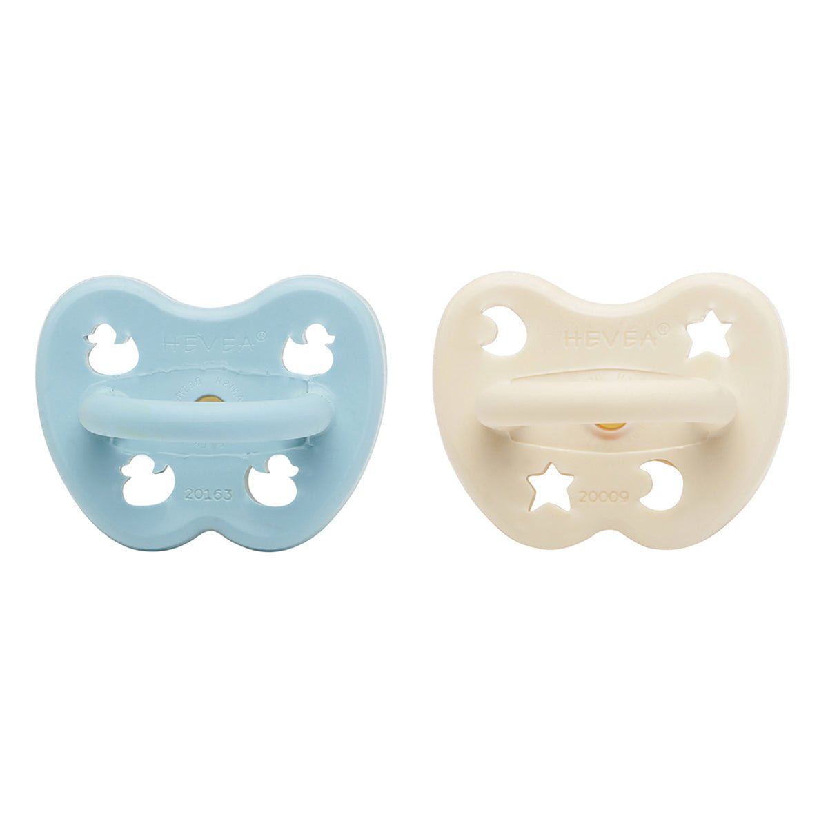 Hevea Pacifier 2 Pack Orthodontic 0-3 | Hevea