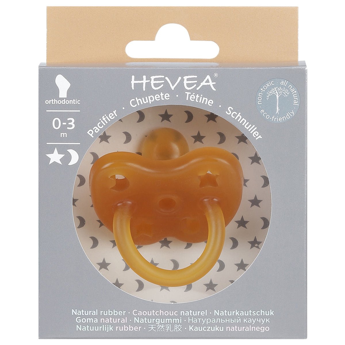 Hevea Pacifier Classic Moon 0-3 | Hevea