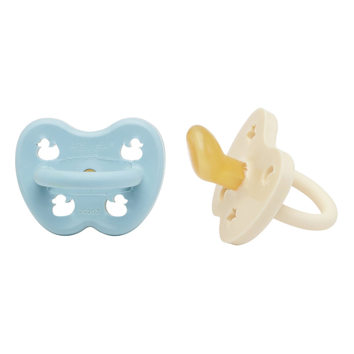 Hevea Pacifier 2 Pack Orthodontic 0-3 | Hevea