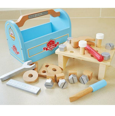 Indigo Jamm Little Carpenters Tool Box | Wooden tool box toy 