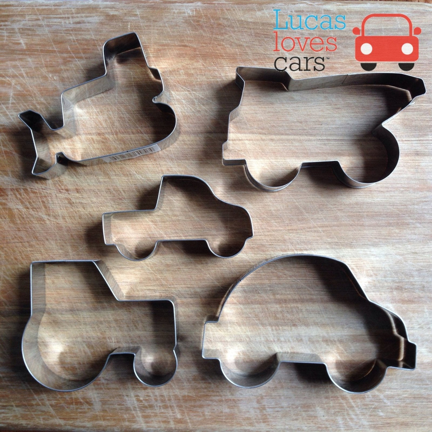 Biscuit cutters individual vehicles | Sweet Themes